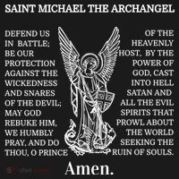 Saint St Michael Prayer Cute Gift Catholic Archangel Christian Ornament thumb 1