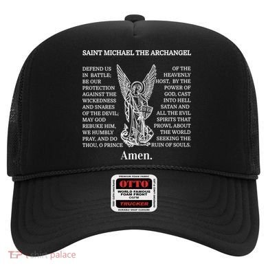 Saint St Michael Prayer Cute Gift Catholic Archangel Christian Hat