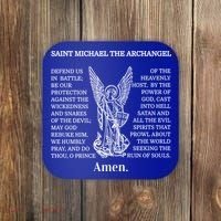 Saint St Michael Prayer Cute Gift Catholic Archangel Christian Coaster thumb 0
