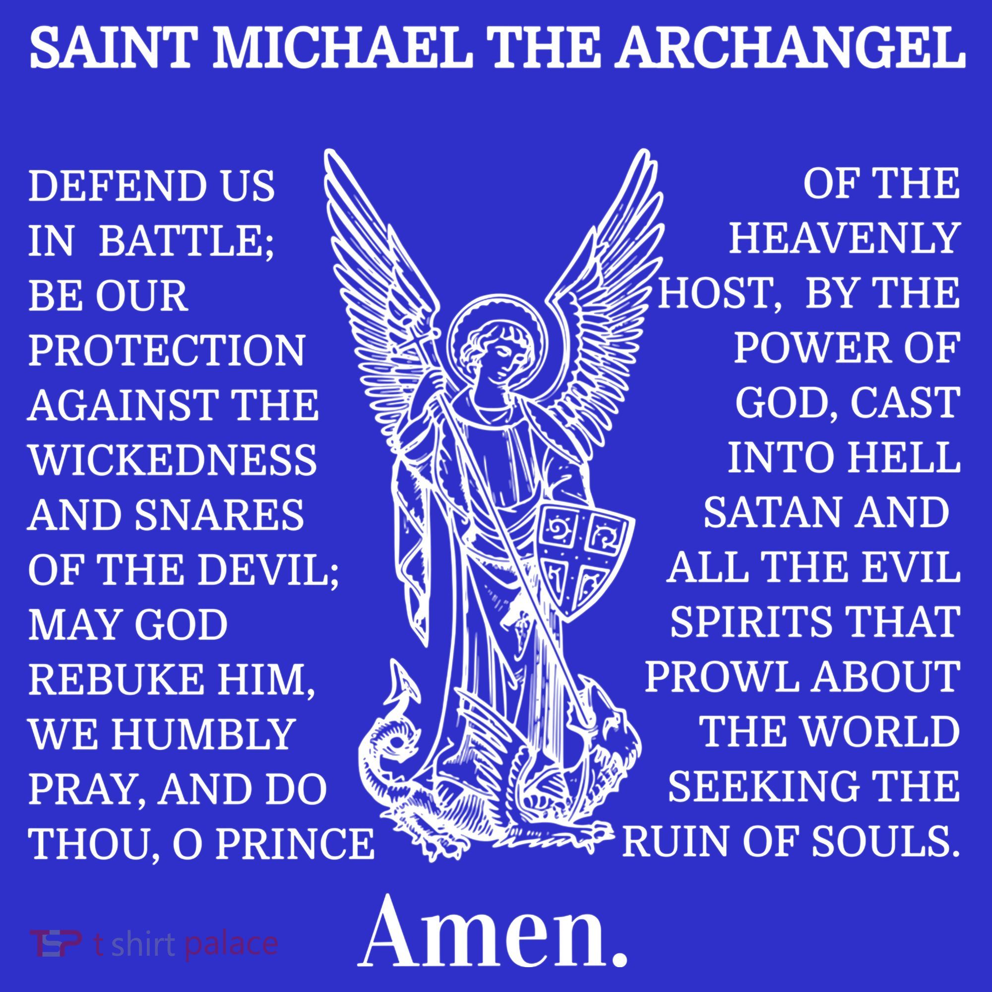Saint St Michael Prayer Cute Gift Catholic Archangel Christian Women's Tank Top