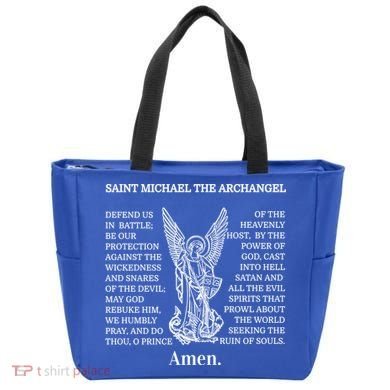 Saint St Michael Prayer Cute Gift Catholic Archangel Christian Tote Bag