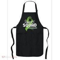 Support Squad Mental Health Awareness Lime Green Ribbon Apron thumb 0