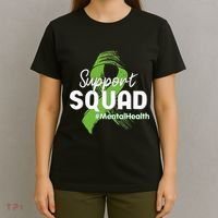 Support Squad Mental Health Awareness Lime Green Ribbon T-Shirt thumb 4