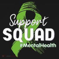 Support Squad Mental Health Awareness Lime Green Ribbon Women's Hoodie thumb 2