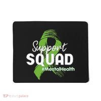 Support Squad Mental Health Awareness Lime Green Ribbon Mousepad thumb 0