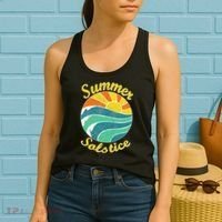 Summer Solstice Midsommar Festival Gidt Idea Women's Tank Top thumb 2