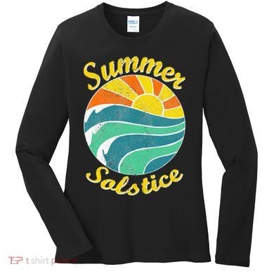 Summer Solstice Midsommar Festival Gidt Idea Women's Long Sleeve Shirt