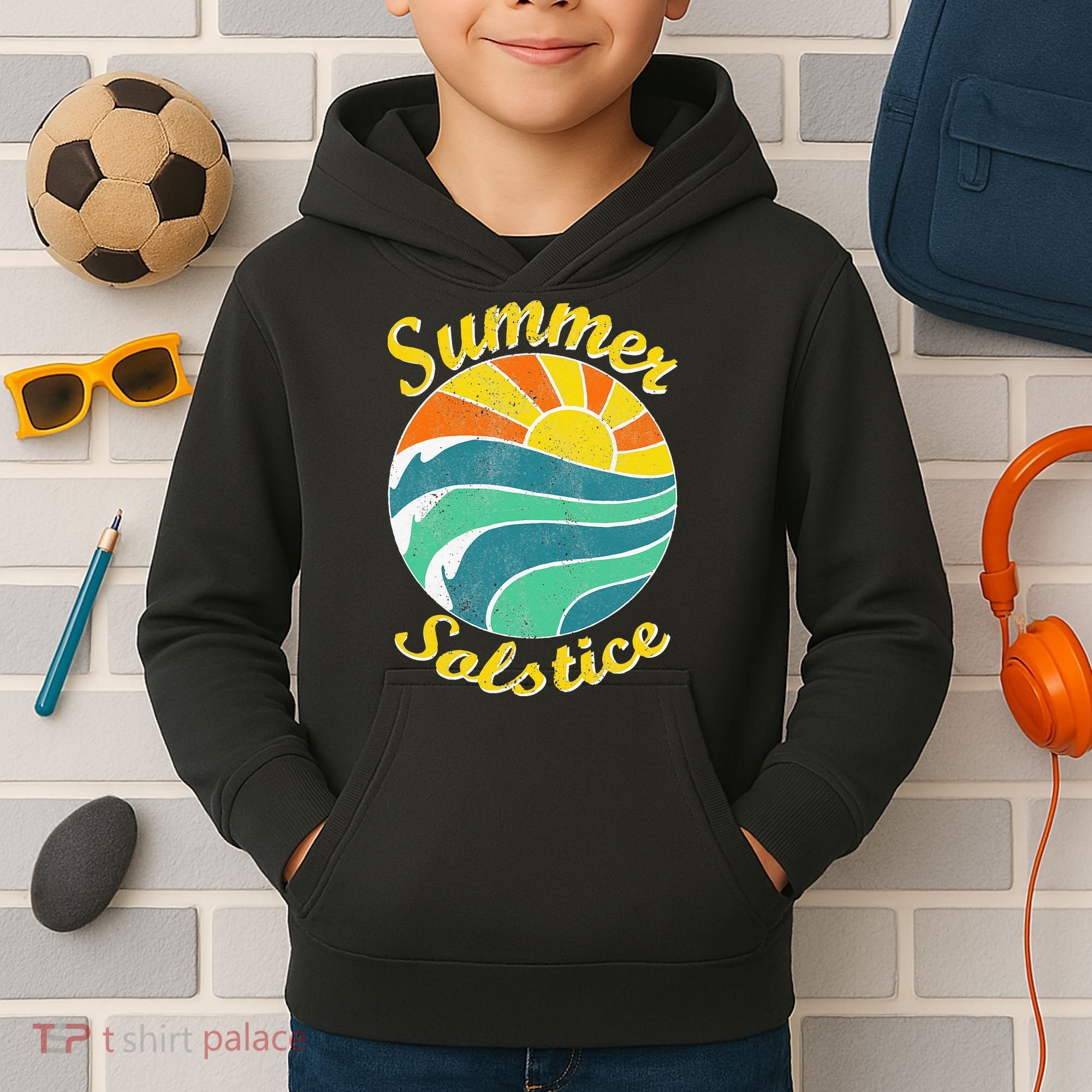 Summer Solstice Midsommar Festival Gidt Idea Kids Hoodie