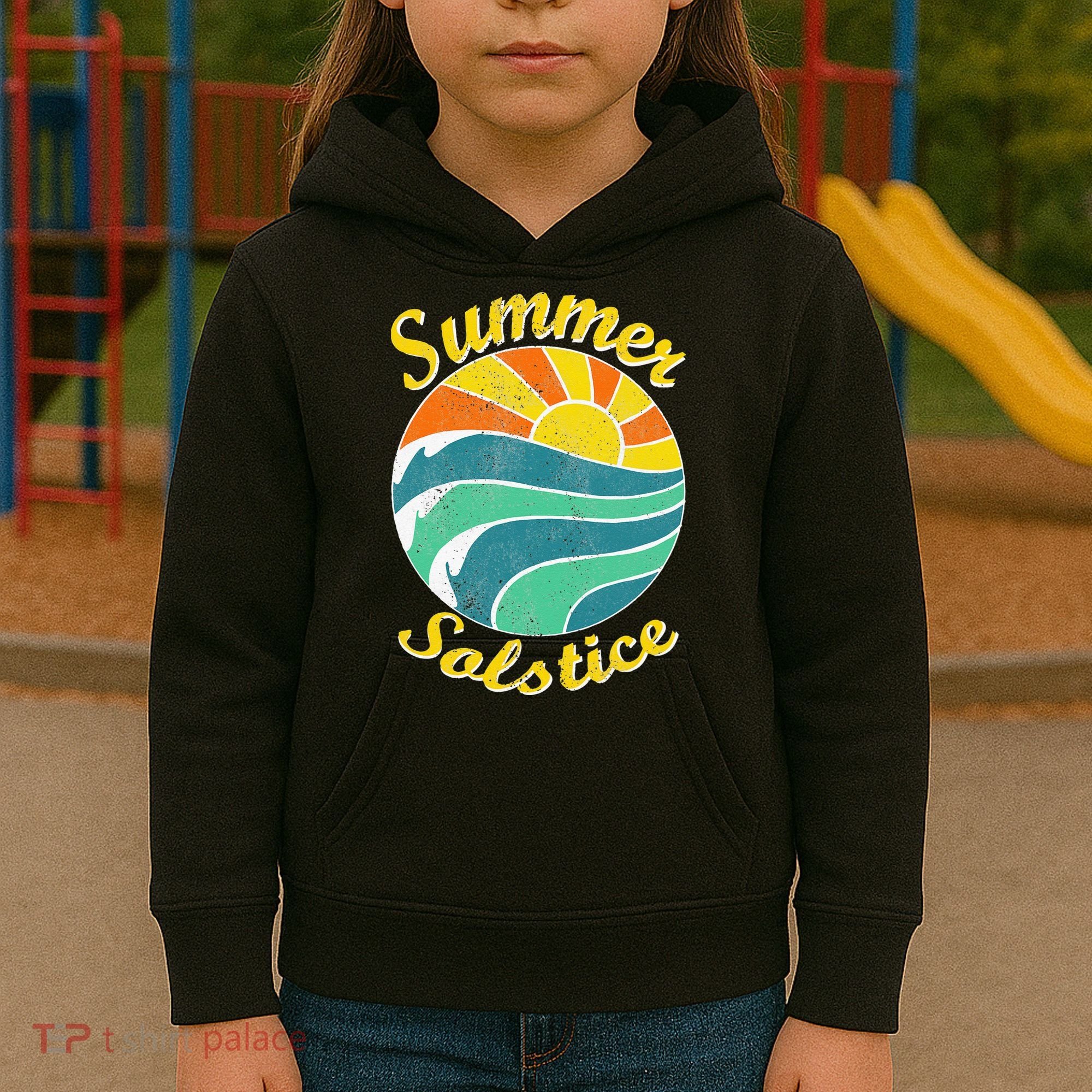 Summer Solstice Midsommar Festival Gidt Idea Kids Hoodie