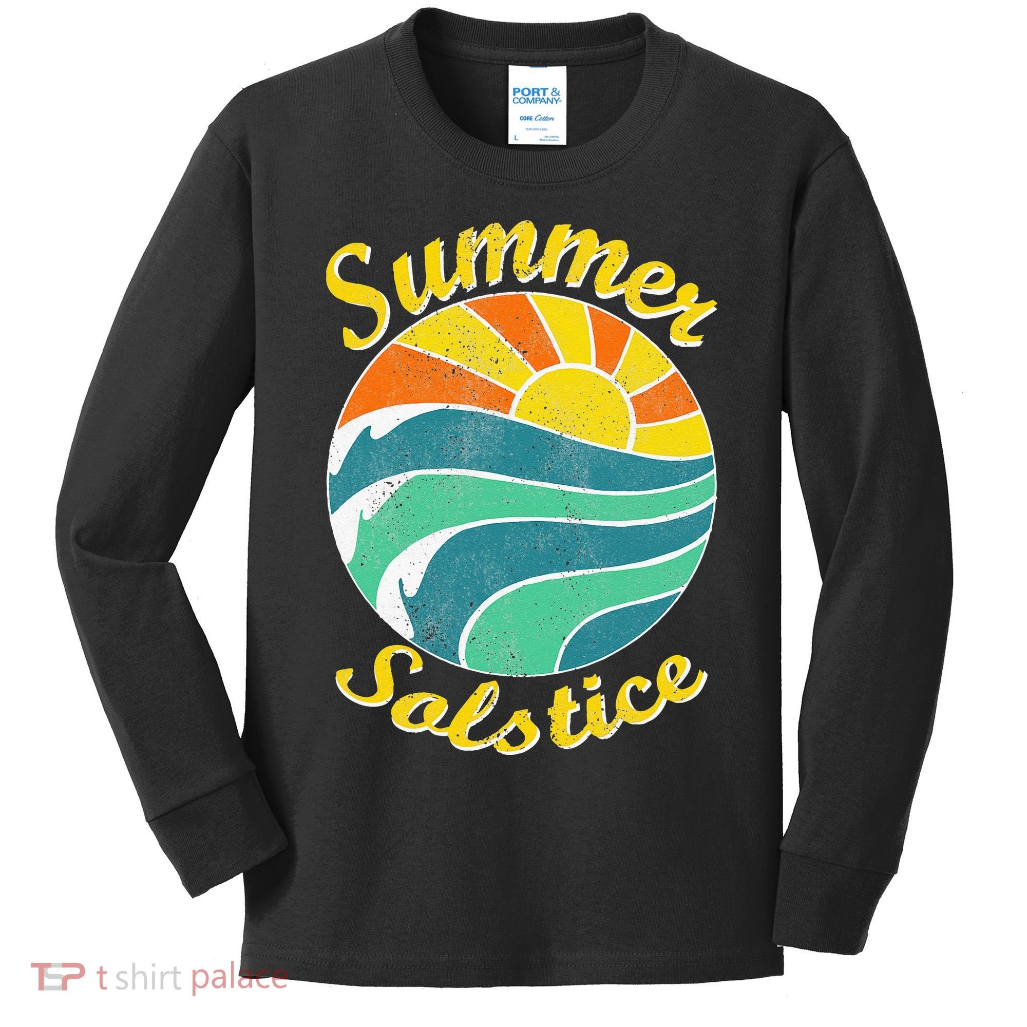 Summer Solstice Midsommar Festival Gidt Idea Kids Long Sleeve Shirt