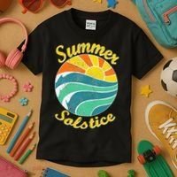 Summer Solstice Midsommar Festival Gidt Idea Kids T-Shirt thumb 3