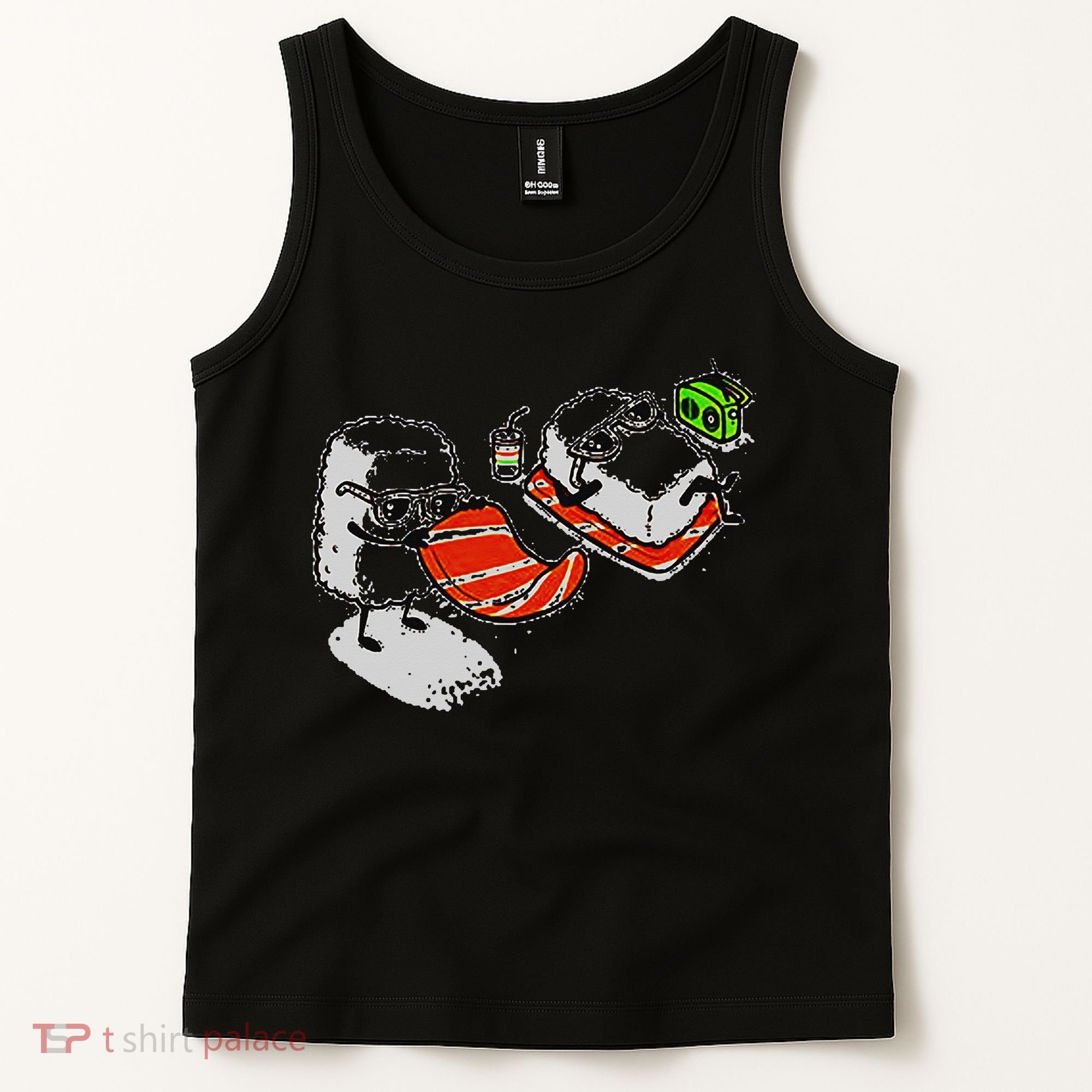 Summer Sushi Maki Nigiri Beach Sun Food Japanese Funny Gift Gift Tank Top