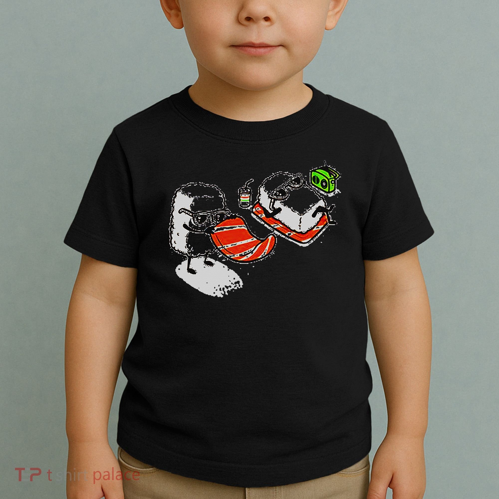 Summer Sushi Maki Nigiri Beach Sun Food Japanese Funny Gift Gift Toddler T-Shirt