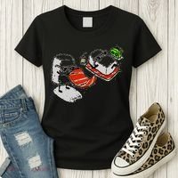 Summer Sushi Maki Nigiri Beach Sun Food Japanese Funny Gift Gift Women's T-Shirt thumb 3