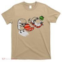 Summer Sushi Maki Nigiri Beach Sun Food Japanese Funny Gift Gift T-Shirt thumb 0