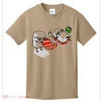 Summer Sushi Maki Nigiri Beach Sun Food Japanese Funny Gift Gift Kids T-Shirt thumb 0