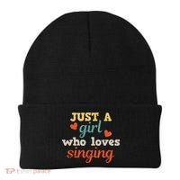 Singing Singer Music Musical Girl Retro Gift Beanie thumb 0