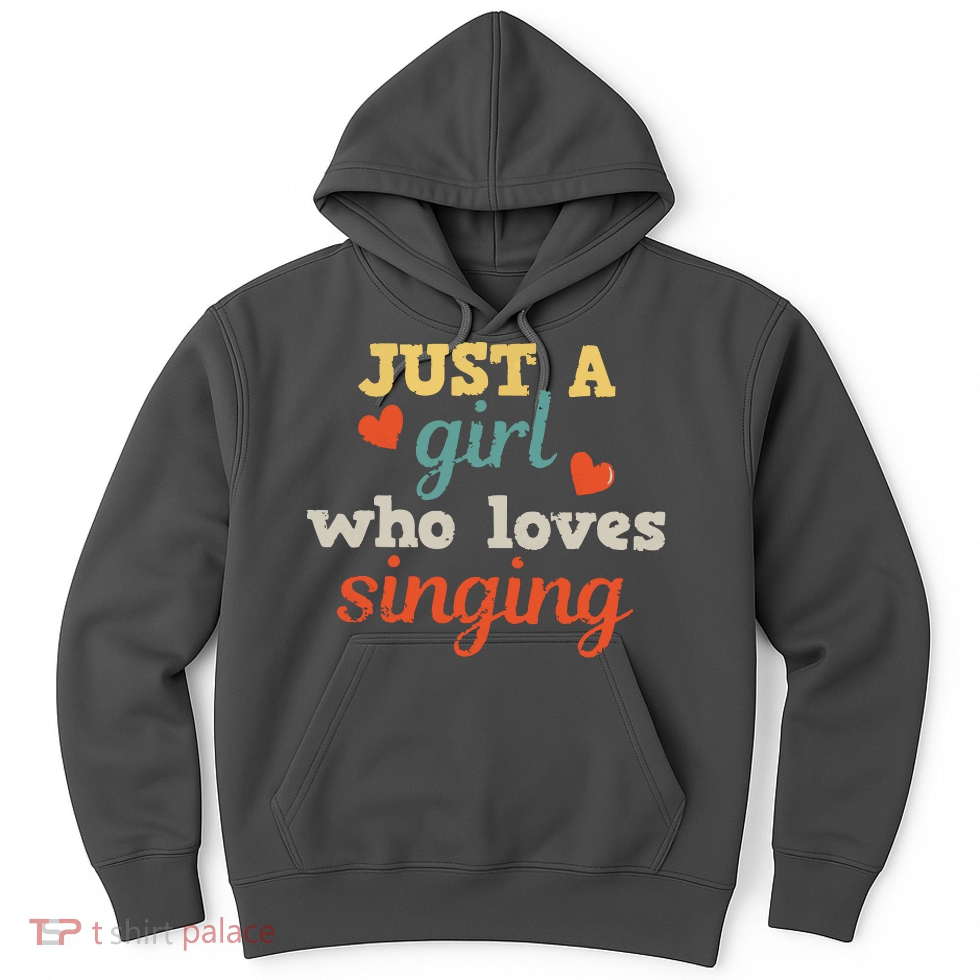 Singing Singer Music Musical Girl Retro Gift Hoodie