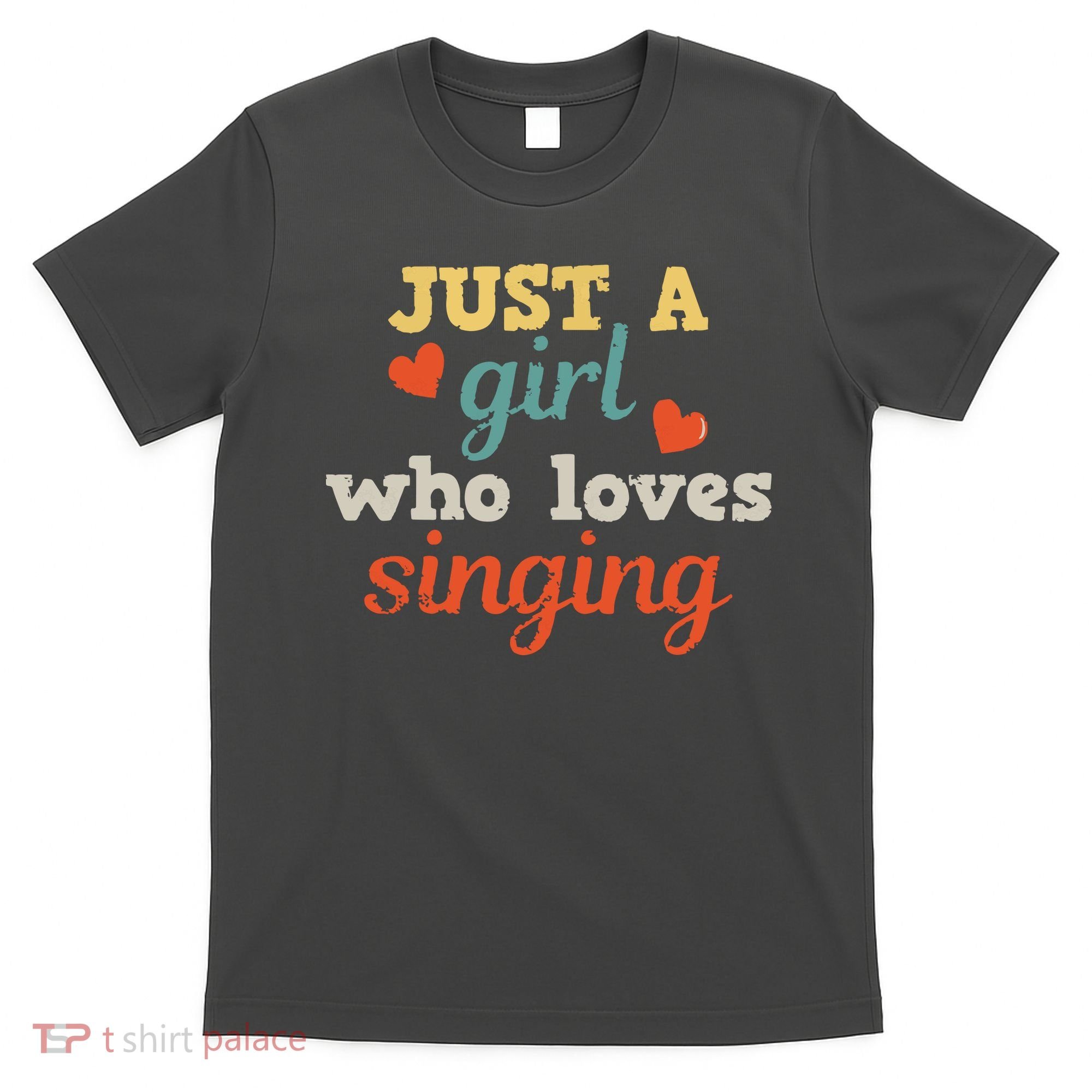 Singing Singer Music Musical Girl Retro Gift T-Shirt