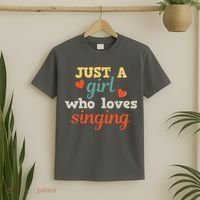 Singing Singer Music Musical Girl Retro Gift T-Shirt thumb 2