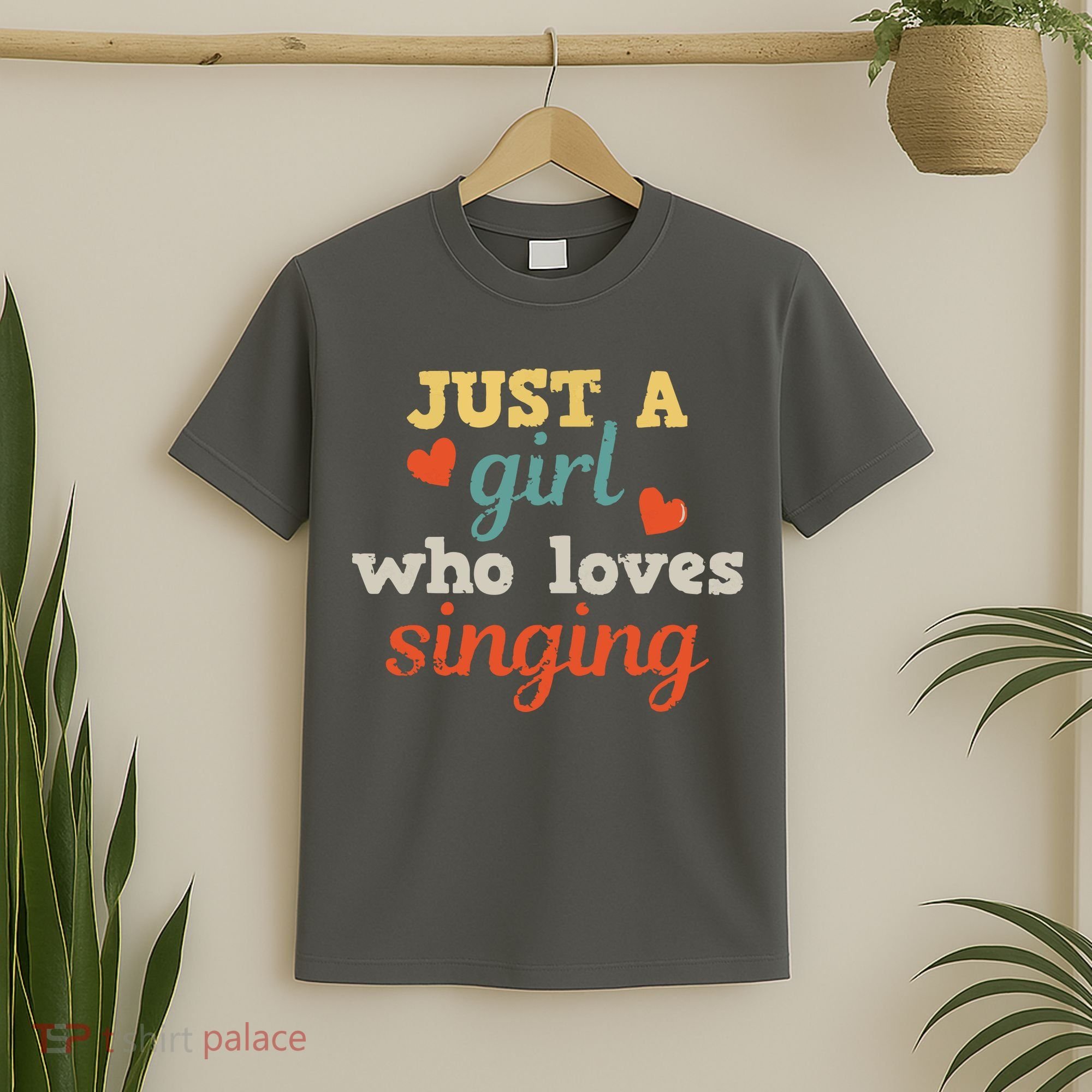 Singing Singer Music Musical Girl Retro Gift T-Shirt