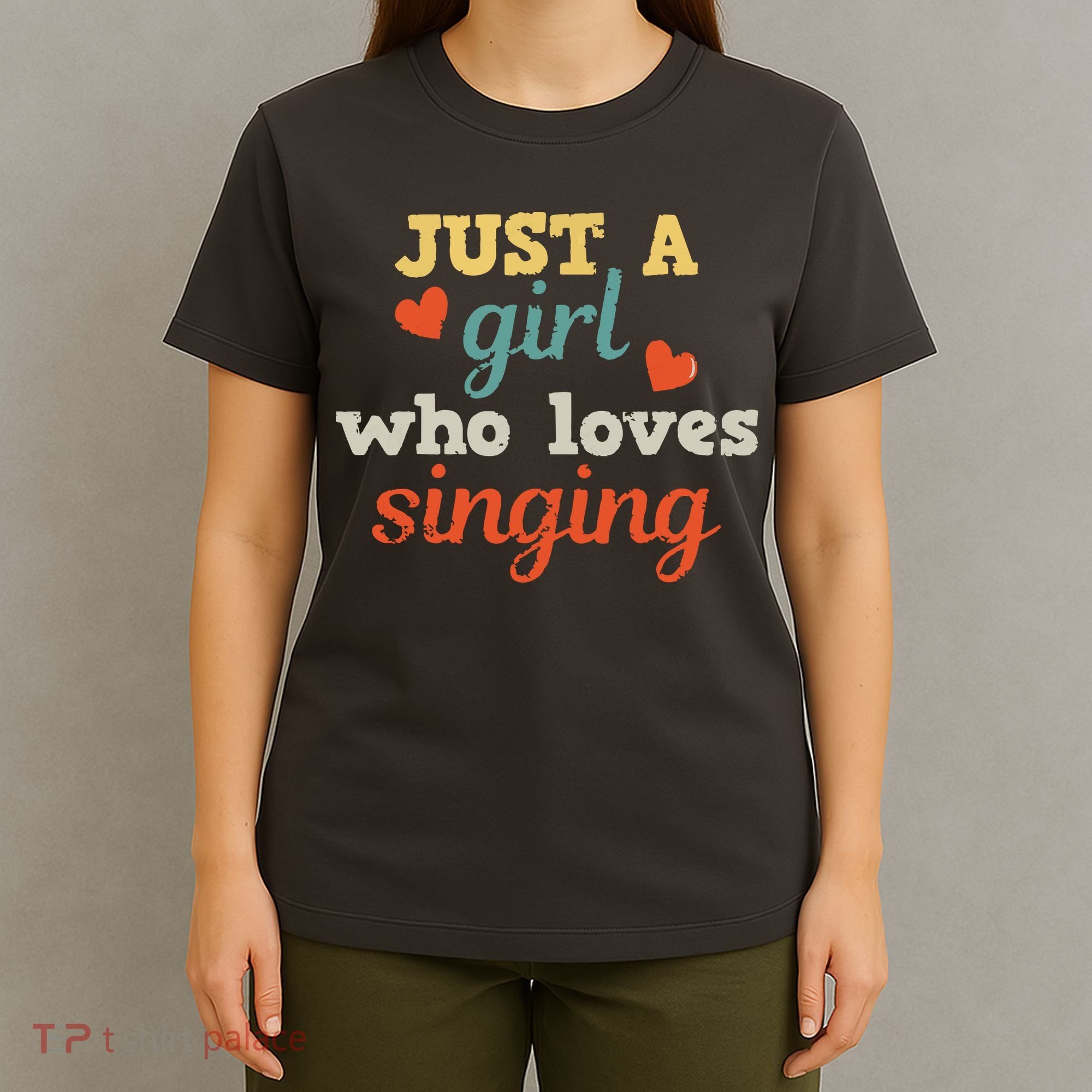 Singing Singer Music Musical Girl Retro Gift T-Shirt
