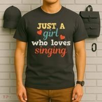 Singing Singer Music Musical Girl Retro Gift T-Shirt thumb 6