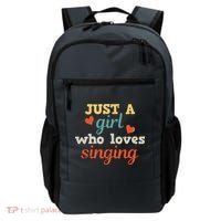 Singing Singer Music Musical Girl Retro Gift Backpack thumb 0