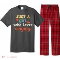 Singing Singer Music Musical Girl Retro Gift Pajama Set thumb 0