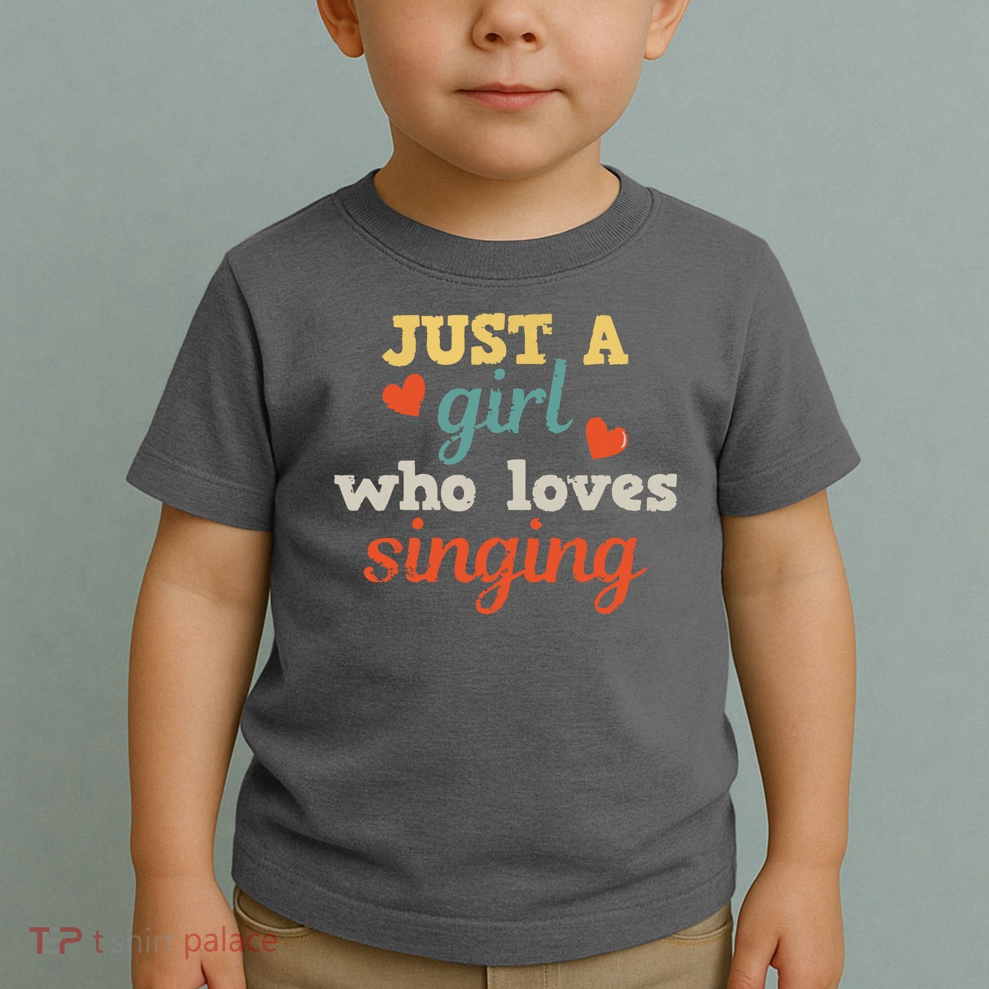 Singing Singer Music Musical Girl Retro Gift Toddler T-Shirt