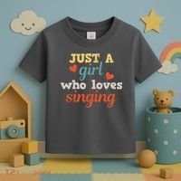 Singing Singer Music Musical Girl Retro Gift Toddler T-Shirt thumb 3