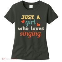 Singing Singer Music Musical Girl Retro Gift Women's T-Shirt thumb 0