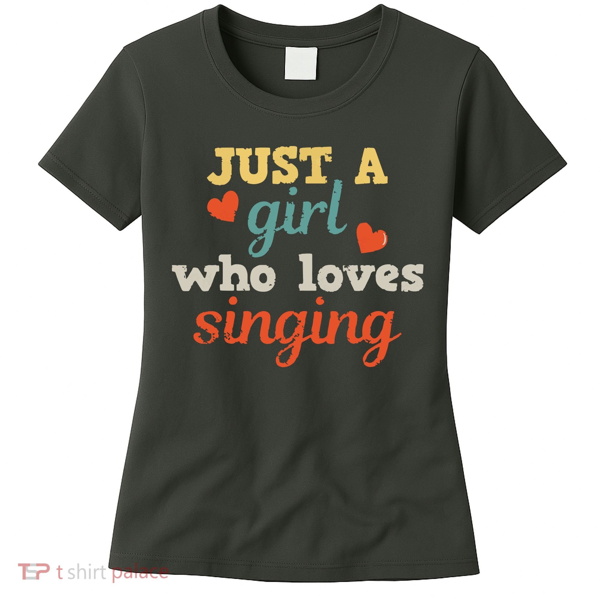 Singing Singer Music Musical Girl Retro Gift Women's T-Shirt