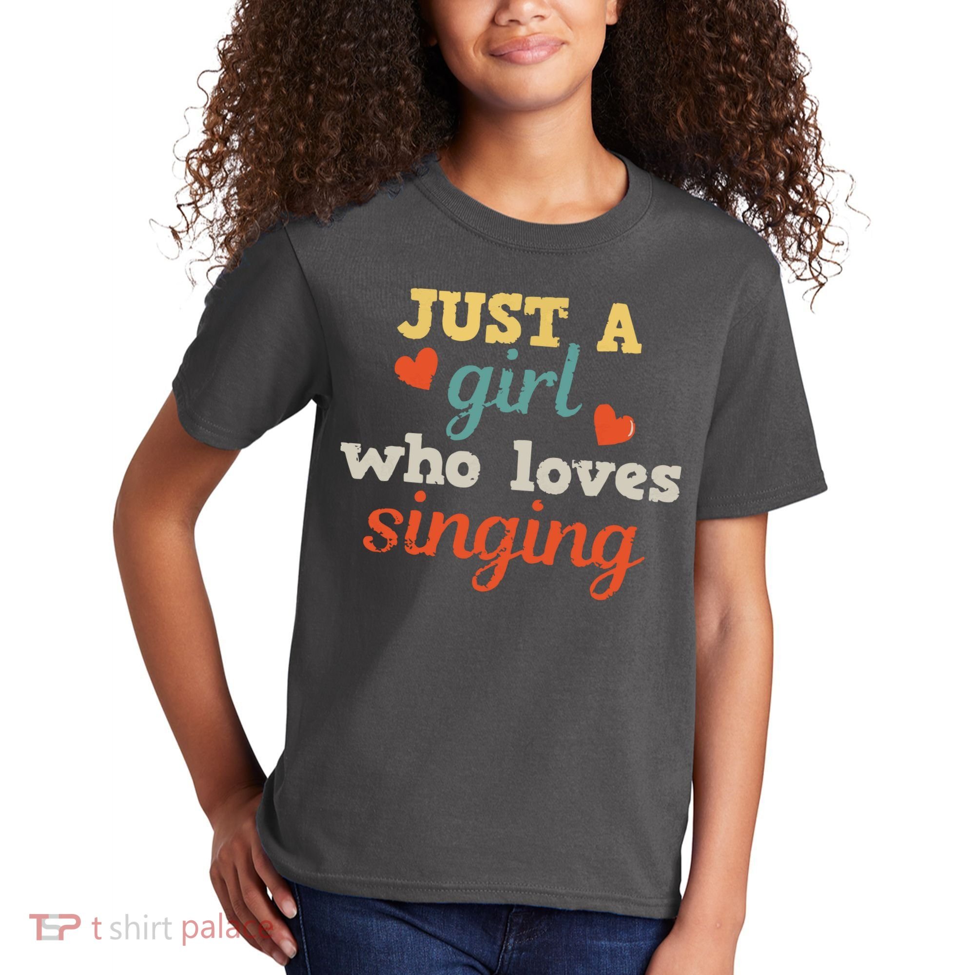 Singing Singer Music Musical Girl Retro Gift Kids T-Shirt