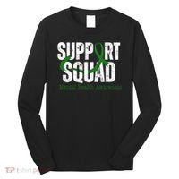 Support Squad Mental Health Awareness Green Ribbon Long Sleeve Shirt thumb 0