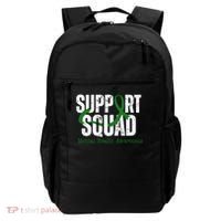 Support Squad Mental Health Awareness Green Ribbon Backpack thumb 0