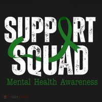 Support Squad Mental Health Awareness Green Ribbon Women's Hoodie thumb 2