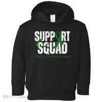 Support Squad Mental Health Awareness Green Ribbon Toddler Hoodie thumb 0