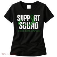 Support Squad Mental Health Awareness Green Ribbon Women's T-Shirt thumb 0