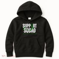 Support Squad Mental Health Awareness Green Ribbon Kids Hoodie thumb 0