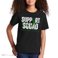 Support Squad Mental Health Awareness Green Ribbon Kids T-Shirt thumb 2