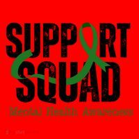 Support Squad Mental Health Awareness Green Ribbon Santa Hat thumb 1