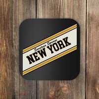 Saratoga Springs New York Varsity Logo Coaster thumb 0