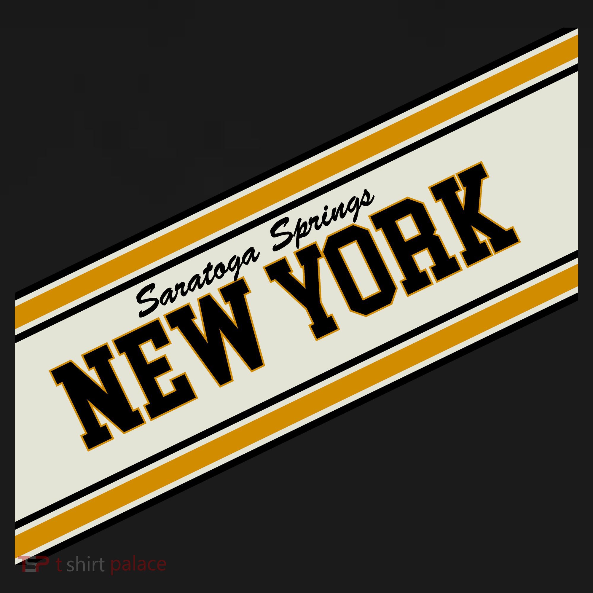 Saratoga Springs New York Varsity Logo Women's Tank Top