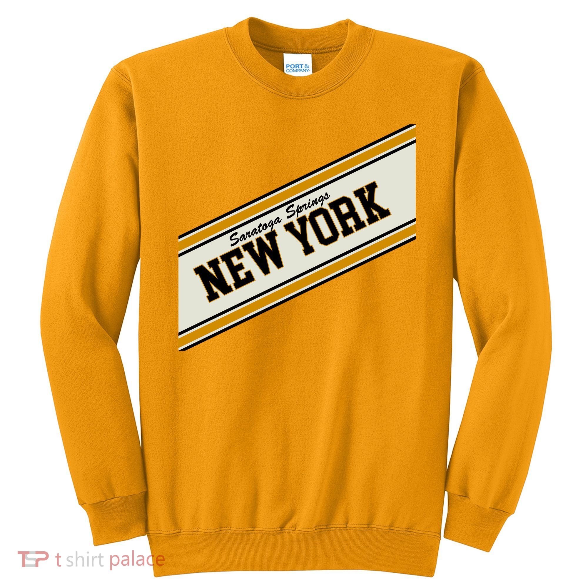 Saratoga Springs New York Varsity Logo Sweatshirt