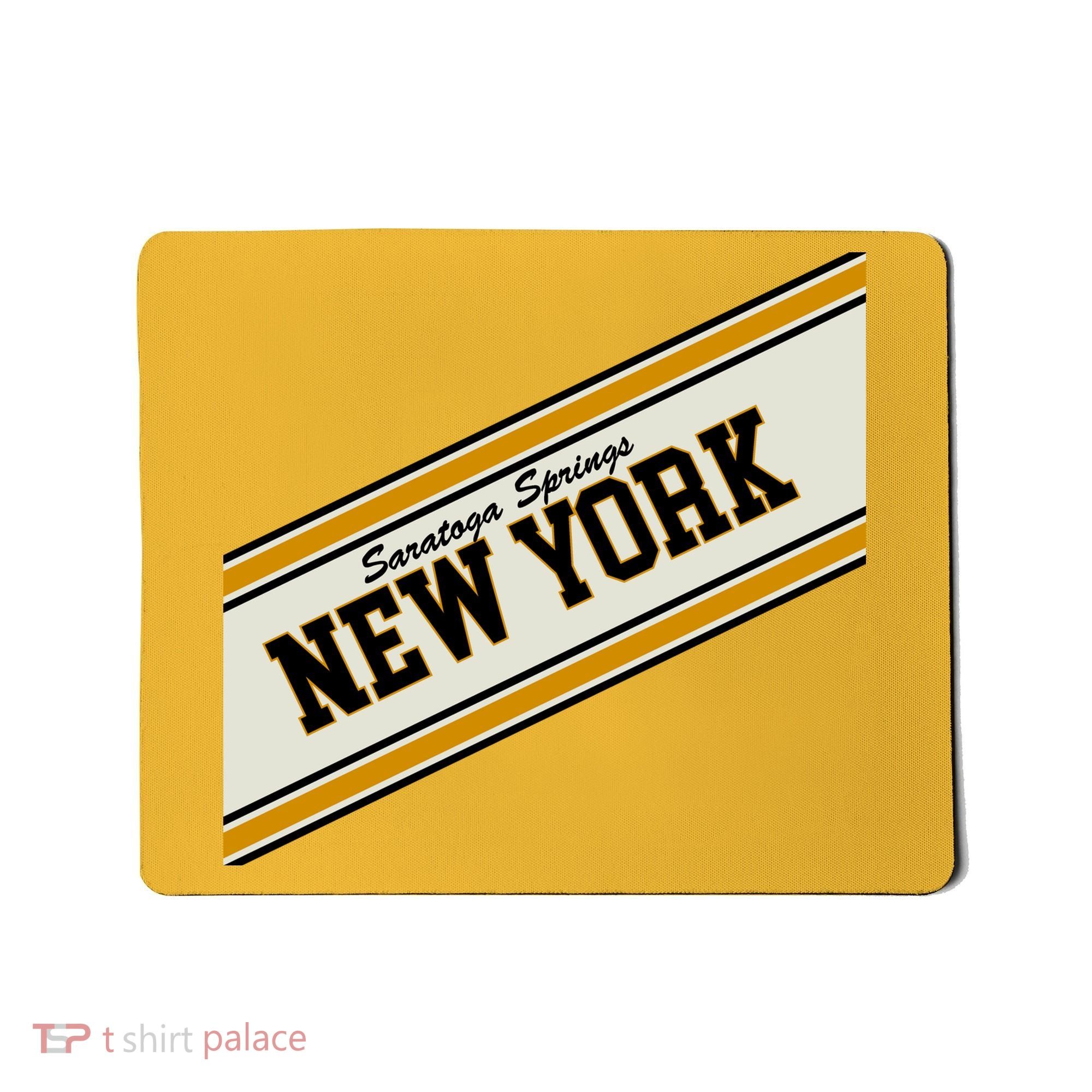 Saratoga Springs New York Varsity Logo Mousepad