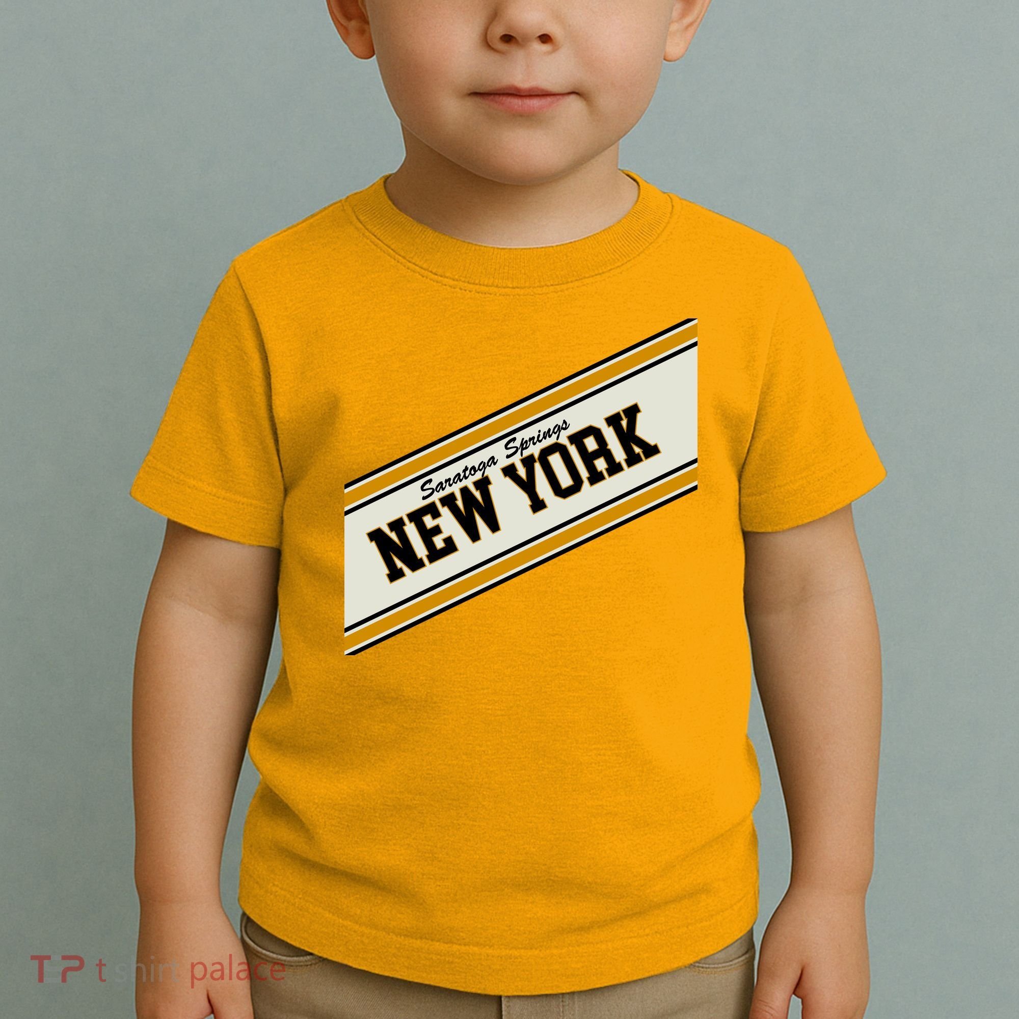 Saratoga Springs New York Varsity Logo Toddler T-Shirt