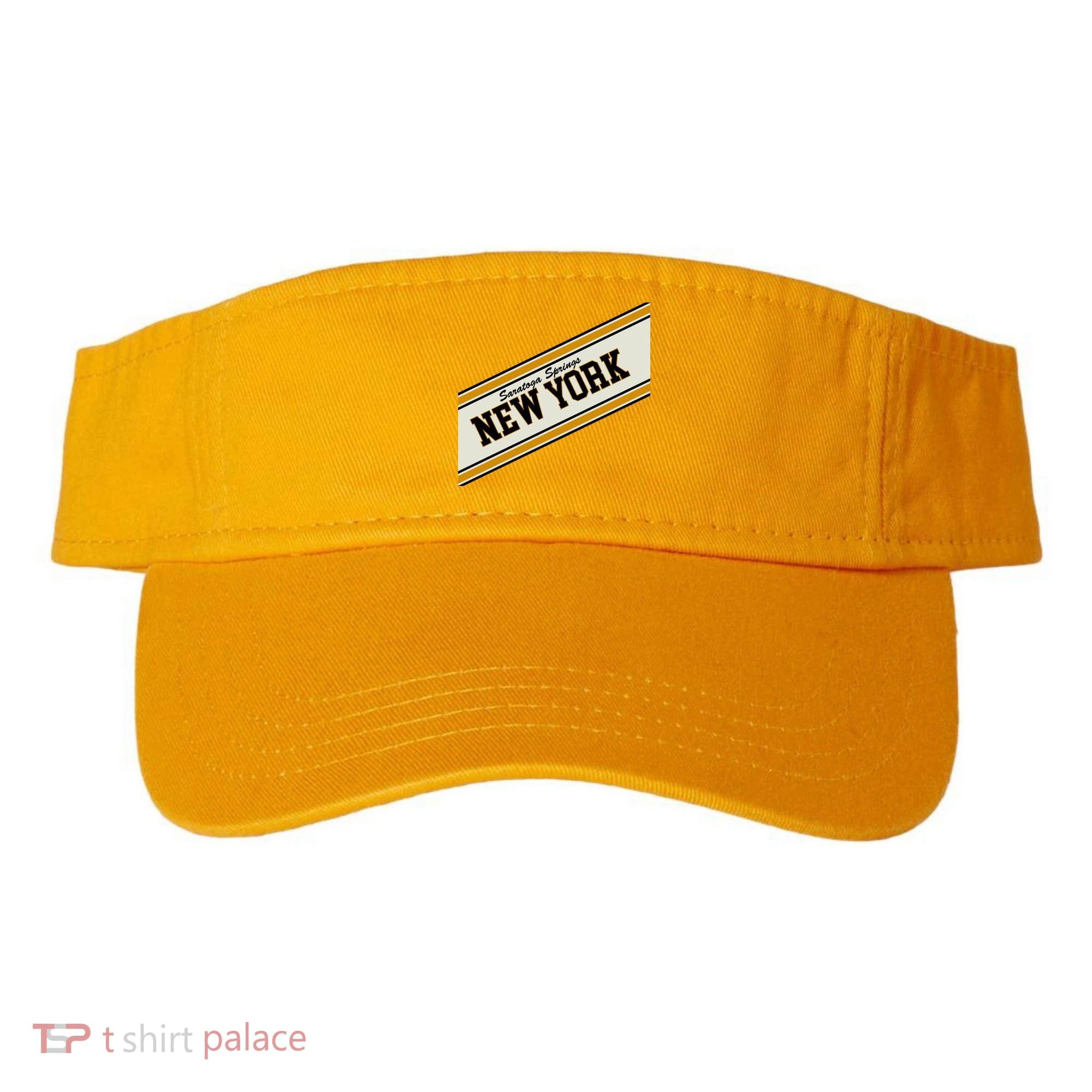 Saratoga Springs New York Varsity Logo Visor