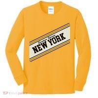 Saratoga Springs New York Varsity Logo Kids Long Sleeve Shirt thumb 0
