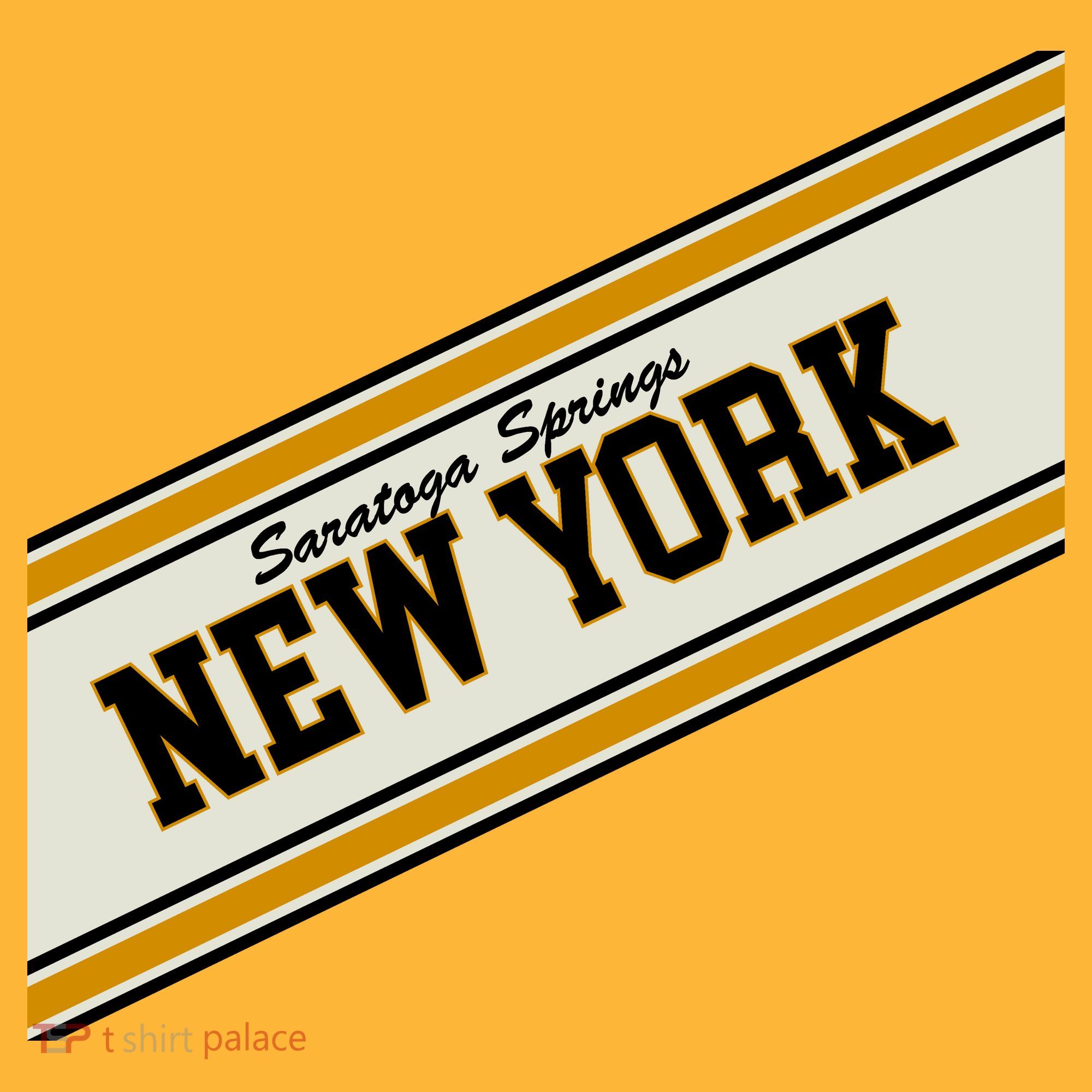 Saratoga Springs New York Varsity Logo Kids T-Shirt